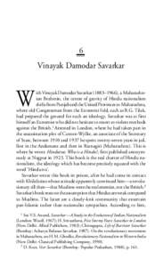 6  Vinayak Damodar Savarkar W