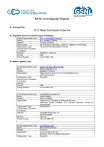 Seismology / Thrust fault / Email / Geology / Plate tectonics / Earthquake