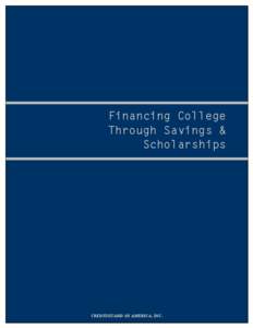 Financing College Through Savings & Scholarships A