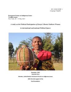 Microsoft Word - CRP. 1 - Study on the political participation of indigenous women in Kenya.docx