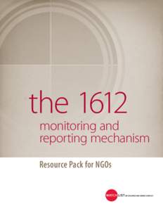 the[removed]monitoring and reporting mechanism Resource Pack for NGOs
