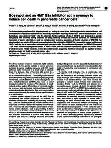 OPEN  Citation: Cell Death and Disease, e690; doi:cddis & 2013 Macmillan Publishers Limited All rights reservedwww.nature.com/cddis