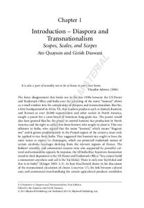 Chapter 1  Introduction – Diaspora and Transnationalism Scapes, Scales, and Scopes