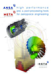 high performance pre- & post-processing tools for aerospace engineering www.beta-cae.com
