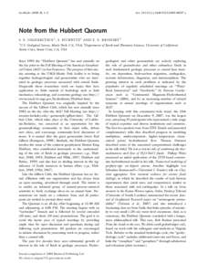 Geofluids[removed], 1–2  doi: [removed]j[removed]00207.x Note from the Hubbert Quorum S. E. INGEBRITSEN1, S. HURWITZ1 AND E. E. BRODSKY2