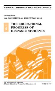 NATIONAL CENTER FOR EDUCATION STATISTICS  Findings from THE CONDITION OF EDUCATION[removed]NO.