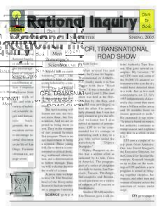 RATIONAL INQUIRY  VOLUME 10, ISSUE 2 The San Diego Association for Rational Inquiry