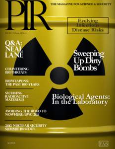 PIR  THE MAGAZINE FOR SCIENCE & SECURITY Fall 2011 Volume 64 No 3