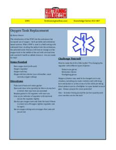 EMS  firetrainingtoolbox.com Knowledge Series #13-007