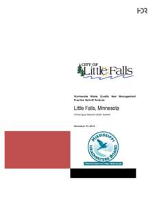Stormwater Water Quality Best Management Practice Retrofit Analysis Little Falls, Minnesota Mississippi Headwaters Board