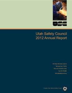 Utah Safety Council 2012 Annual Report Chapter of the National Safety Council  Corporate Profile