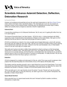 Space / Planetary science / Asteroid-impact avoidance / Earth / Spaceflight / Asteroid / Impact event / Near-Earth object / Asteroids in fiction / Asteroids / Astronomy / Planetary defense