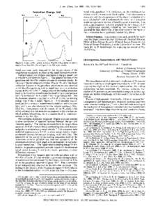 J . Am. Chem. SOC.1987, 109, Ionization Energy (eV