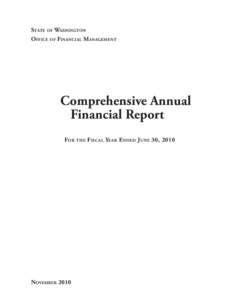 2010 Comprehensive Annual Financial Report (CAFR)
