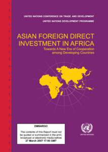 United Nations United Nations Development Programme  ASIAN FOREIGN DIRECT
