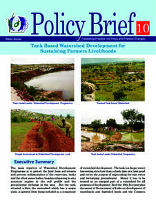 10 Translating Practice into Policy and Practice Changes Water Series  Tank Based Watershed Development for