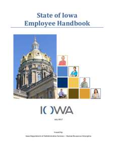 State of Iowa Employee Handbook JulyIssued by: