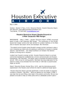 Announcement release that HEA has partnered with Chevron Global Aviation to be the branded fuel supplier at the new business a