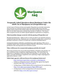 Microsoft Word - Marijuana FAQs for Ventura County - Update Finaldocx