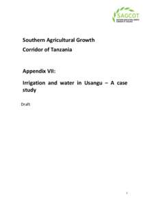    	
     Southern	
  Agricultural	
  Growth	
  	
  