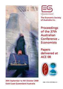 The Economic Society of Australia Inc. Proceedings of the 37th Australian