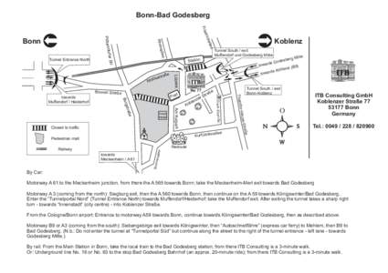 Bonn-Bad Godesberg Frie dric ee  Tunnel South / exit
