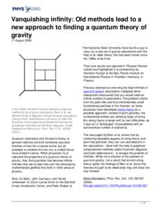 Vanquishing infinity: Old methods lead to a new approach to finding a quantum theory of gravity