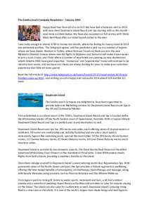 The Sandra Leach Company Newsletter – January 2014 Happy New Year from all of us at SLC! We have had a fantastic start to 2014 with new client Daydream Island Resort and Spa starting with us this month – read more on