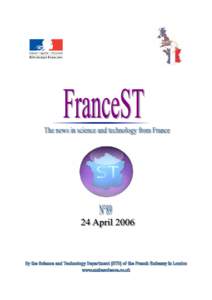 Contents FranceST # Special Reports - Materials An Extraordinary Year for a Young Company Called Quertech Ingénierie