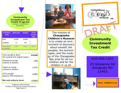 Community Investment Tax Credit Program INC