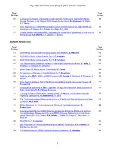 WTQA[removed]16th Annual Waste Testing & Quality Assurance Symposium  Paper Number  Page