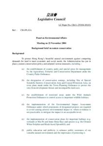 立法會 Legislative Council LC Paper No. CB[removed]) Ref. :  CB1/PL/EA