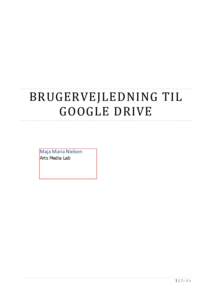 Brugervejledning til Google Drive opdateret