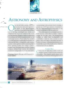CHAPTER VIII  ASTRONOMY AND ASTROPHYSICS O