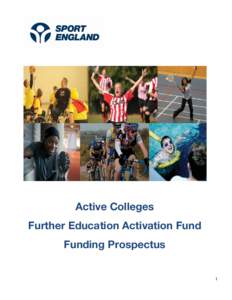 Active Colleges Further Education Activation Fund Funding Prospectus 1