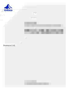 Invesco Ltd. Notice of 2017 Annual General Meeting of Shareholders Proxy Statement  Your vote is important