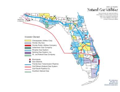 STATE OF FLORIDA  Natural Gas Utilities Santa Rosa Escambia