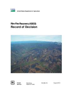 Rim Fire Recovery)