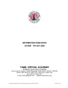 Microsoft Word - Information Hand book for TVA as per RTI Act 2005_MODIFIED…