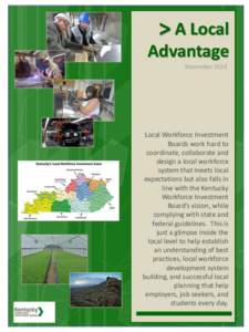 > A Local Advantage November 2014 Local Workforce Investment Boards work hard to