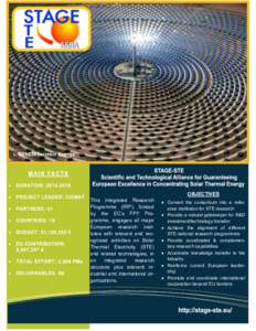 Energy / Energy conversion / Solar power in Spain / Plataforma Solar de Almera / Abengoa Solar / Energy technology
