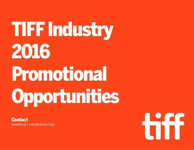 Toronto International Film Festival / Films / TIFF Bell Lightbox / Sol / Banner / John Street / Toronto