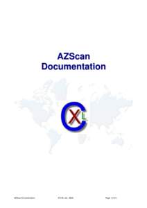 AZScan Documentation AZScan Documentation  © CXL Ltd., 2008