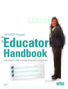 LEARN! 2014 GED® Program Educator Handbook