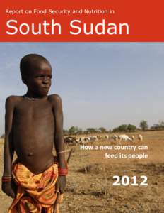 Report on Food Security and Nutrition in  South Sudan How a new country can feed its people