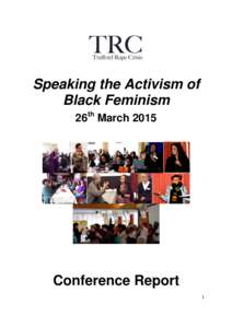 Speaking the Activism of Black Feminism th 26 March 2015