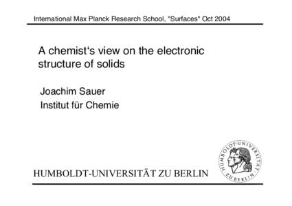 International Max Planck Research School, 