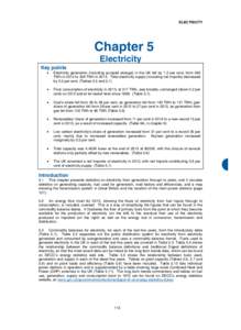 ELECTRICITY  Chapter 5 Electricity Key points •