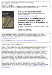 This article was downloaded by: [University of Pennsylvania] On: 29 October 2013, At: 06:44 Publisher: Routledge Informa Ltd Registered in England and Wales Registered Number: [removed]Registered office: Mortimer House, 3