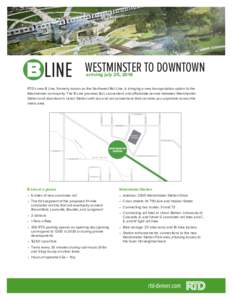 LINE  WESTMINSTER TO DOWNTOWN arriving july 25, 2016  Julian Way